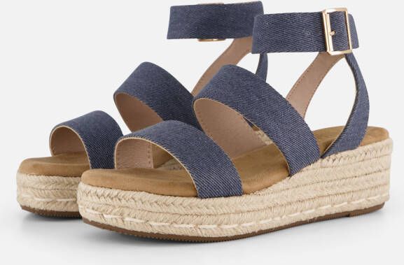 Cellini Denim Espadrilles blauw Synthetisch