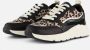 Cellini Cellnini Leopard Sneakers zwart Textiel - Thumbnail 2