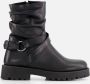 Cellini Plooi Biker boots zwart Leer - Thumbnail 1