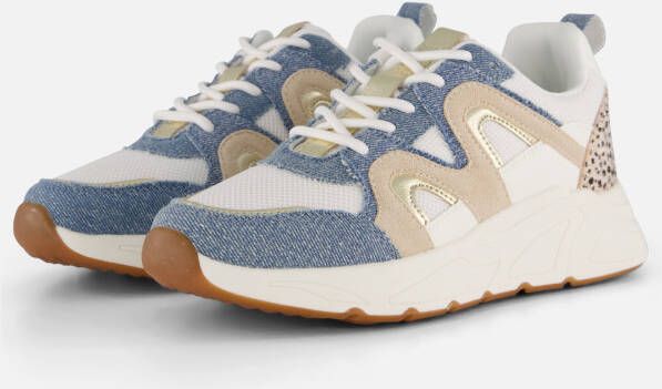 Cellini Sneakers blauw Textiel