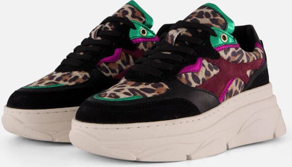Cellini Sneakers zwart Leer