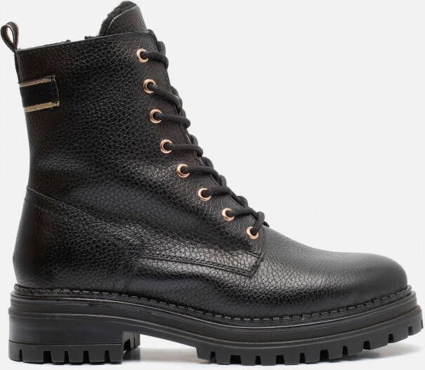 Cellini Veterboots zwart Leer 172602