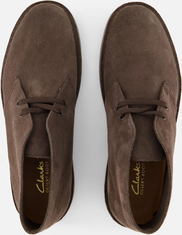 Clarks Veterboot Desert Boot Evo Donkerbruin Verwisselbaar Voetbed - Foto 3