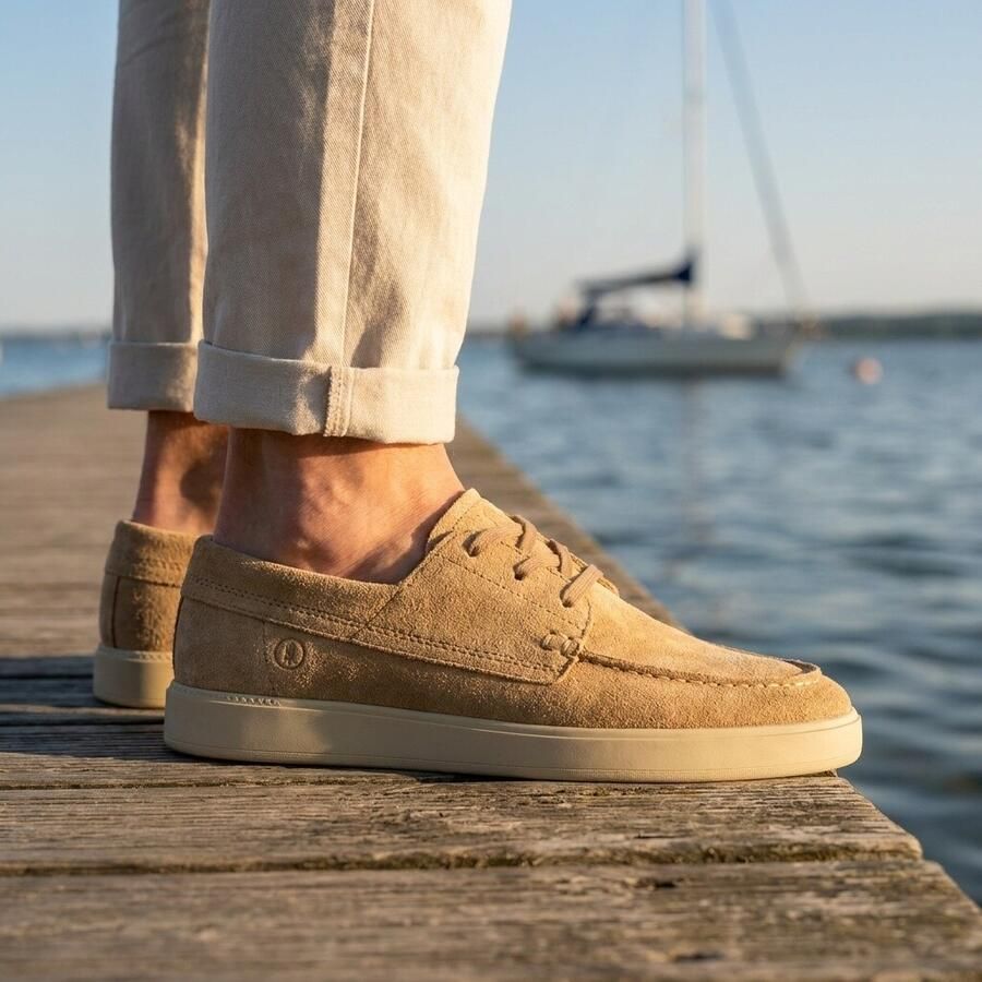 Clarks DESERT~BT~EVO~~~~~~~~~~~~~~~~~ Vrije tijd half-hoogHeren veterschoenHeren sneakers Wit beige - Foto 8