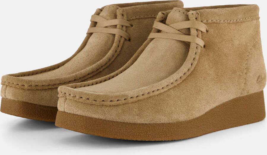 Clarks WallabeeEVOBt Dames Veterschoenen Suede Bruin