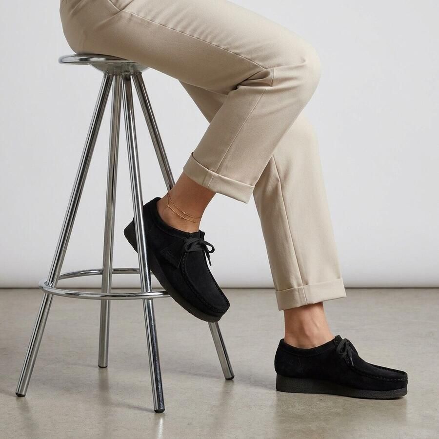 Clarks Shoes Wallabee Evo Bootschoenen Zwart 1 2 Vrouw - Foto 2