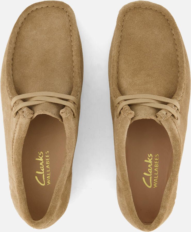 Clarks WALLABEE~EVO~SH~~~~~~~~~~~~~~~ Dames veterschoenen Wit beige - Foto 3