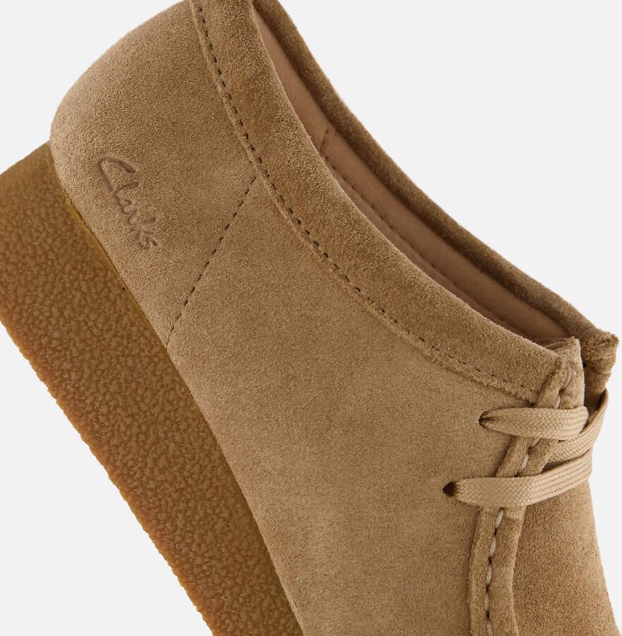 Clarks WALLABEE~EVO~SH~~~~~~~~~~~~~~~ Dames veterschoenen Wit beige - Foto 2