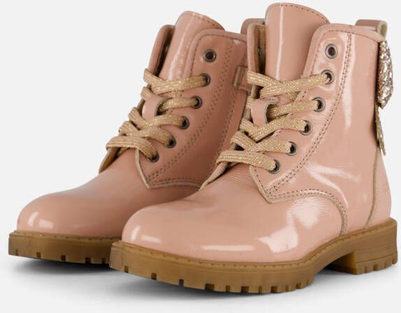 Clic! Enkellaarsjes roze Lak Dames