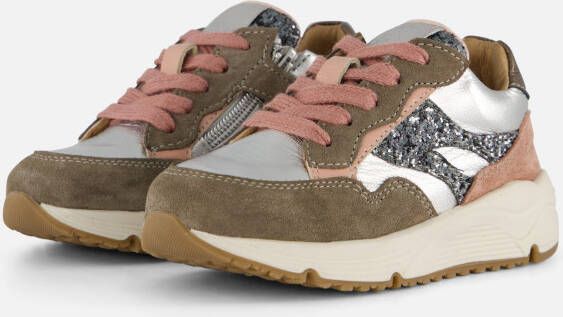 Clic! Sneakers paars Leer Dames