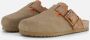 Colors of California Muil Slippers taupe Suede Dames - Thumbnail 3
