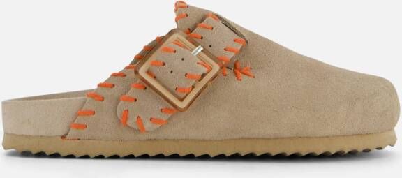 Colors of California Muil Slippers taupe Suede