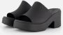 Crocs Brooklyn Slide Heel Sandalen Zwart Vrouw - Thumbnail 1