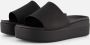 Crocs Brooklyn Platform Slide 208728-001 Vrouwen Zwart Slippers - Thumbnail 1