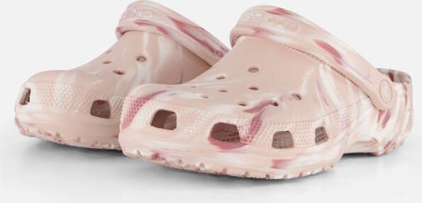 Crocs Classic Marbled Clogs slippers roze