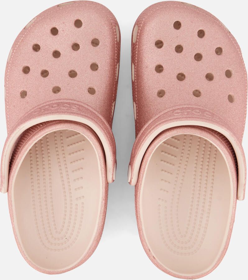 Crocs Klompen Sabots Classic Glitter Clog finition pailletée - Foto 3