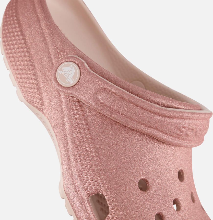 Crocs Klompen Sabots Classic Glitter Clog finition pailletée - Foto 5