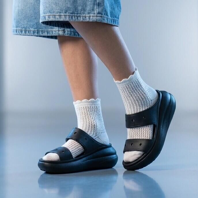 Crocs Slippers Classic Crush Sandaal W Streetwear Vrouwen