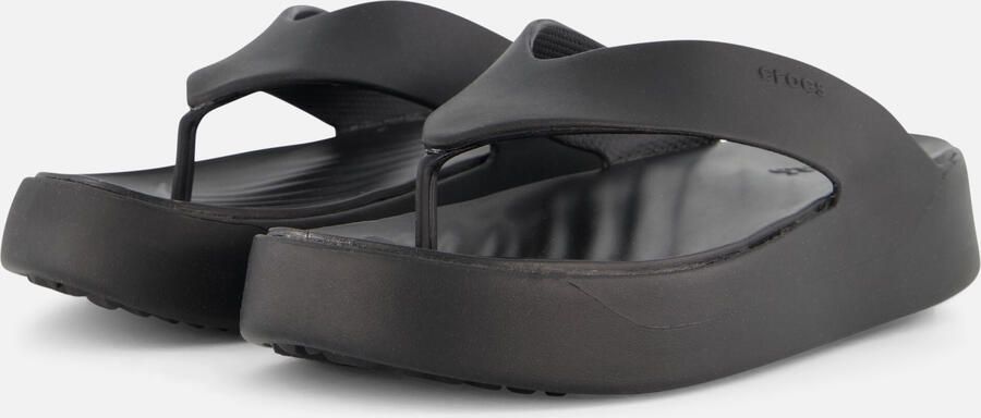 Crocs Getaway Platform Slippers zwart Rubber