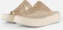 Crocs Getaway Platform Slippers beige Rubber - Thumbnail 1