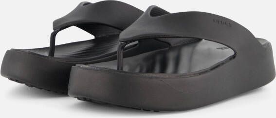 Crocs Teenslippers Getaway Platform Flip plateau zomerschoen pantoffels met modieuze plateauzool