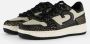 Cruyff Campo Low Lux black cream Zwart Leer Lage sneakers Dames - Thumbnail 1