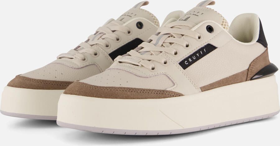 Cruyff Endorsed Tennis Soft Tumbled Leather Sneaker