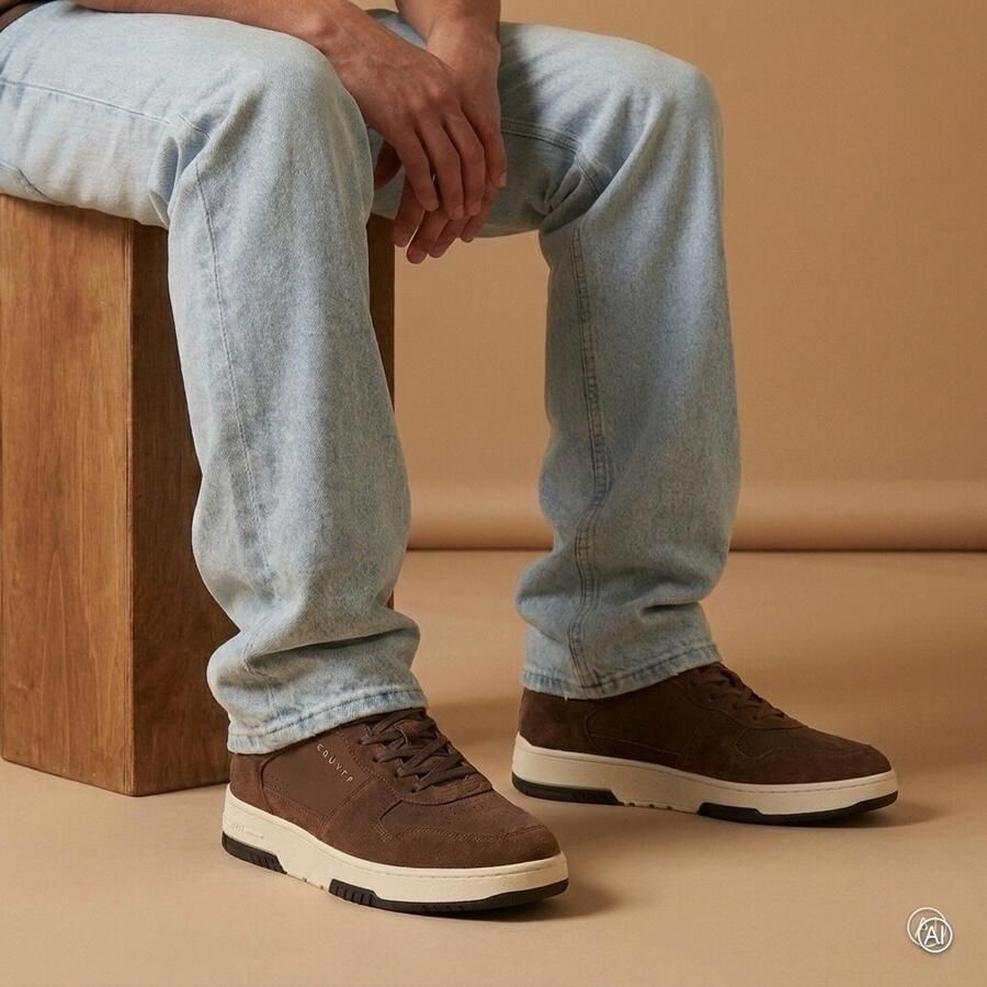 Cruyff Royal C sneakers taupe Heren