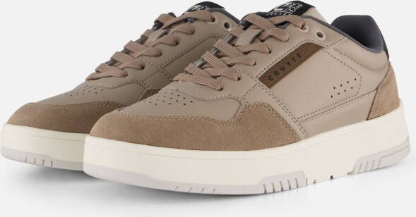 Cruyff Endorsed Sport Sneakers taupe Leer