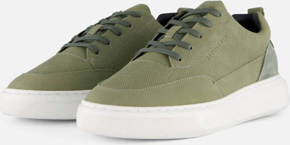 Cycleur de Luxe Roturier Sneakers groen Nubuck