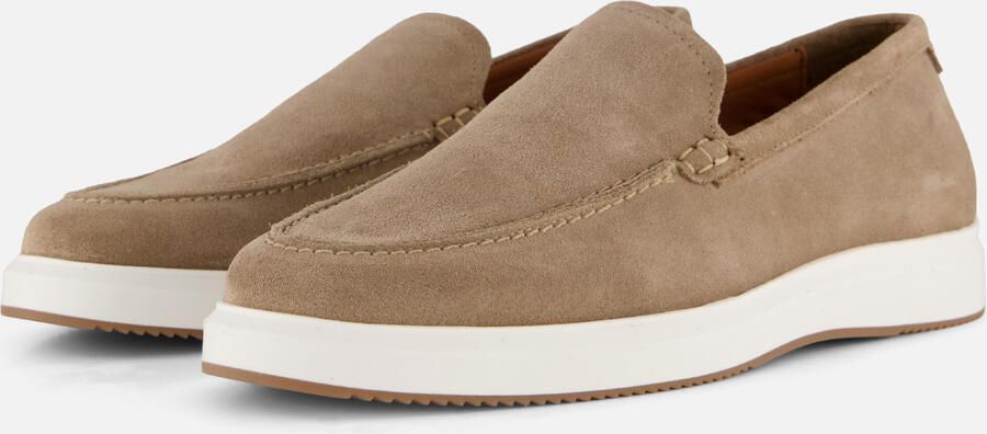 Cycleur de Luxe DC1 Instappers taupe Suède