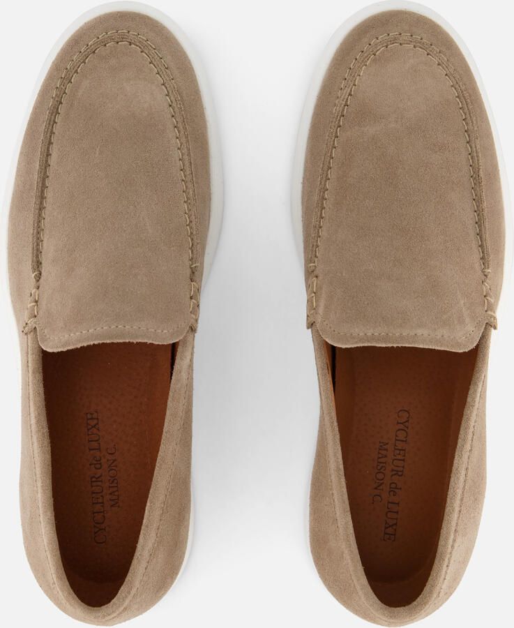 Cycleur de Luxe DC1 Instappers taupe Suède - Foto 3