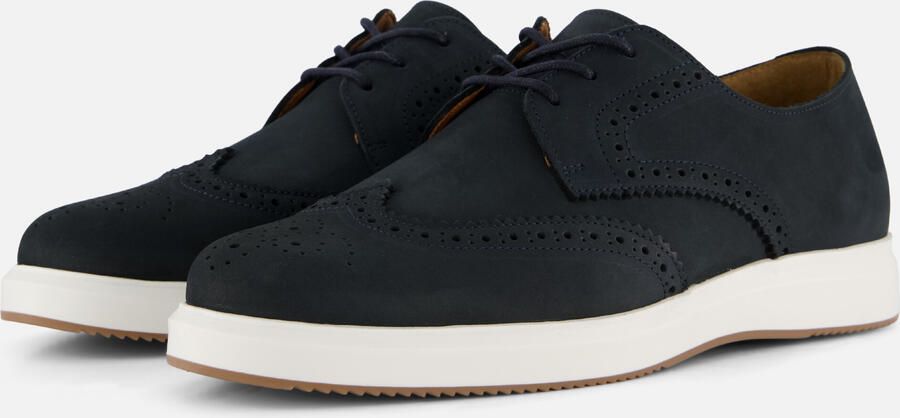 Cycleur de Luxe DC8 Veterschoen blauw Suède