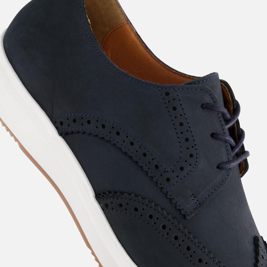 Cycleur de Luxe DC8 Veterschoen blauw Suède - Foto 2