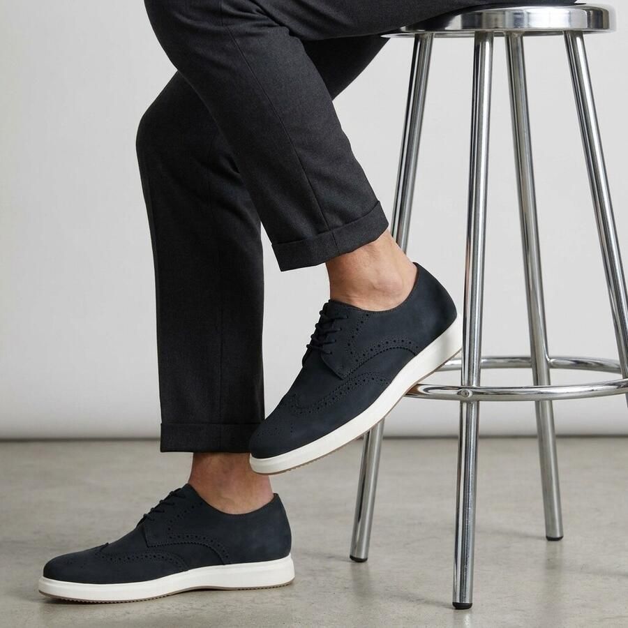 Cycleur de Luxe DC8 Veterschoen blauw Suède - Foto 2