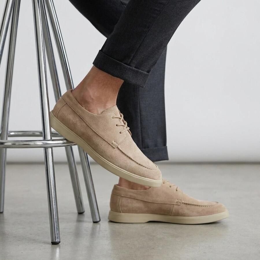 Cycleur De Luxe CDLMI261001 Pumice Stone Veterschoenen Beige Suede Heren Beige - Foto 2