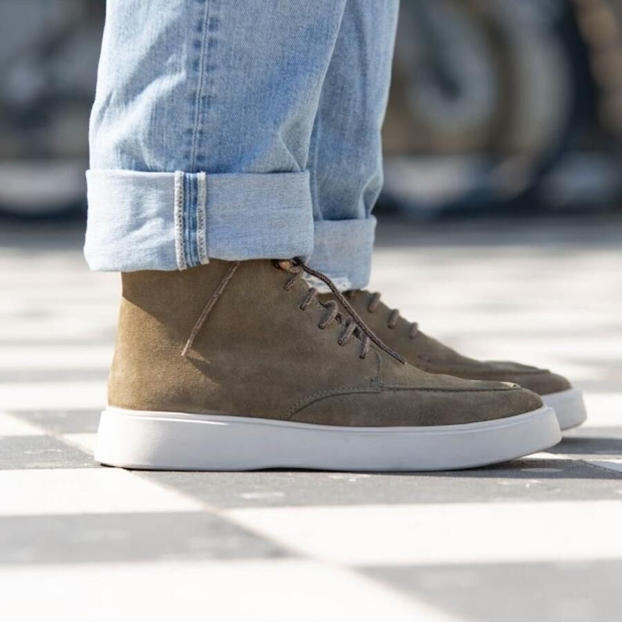 Cycleur de Luxe Veterschoenen groen Suede - Foto 2
