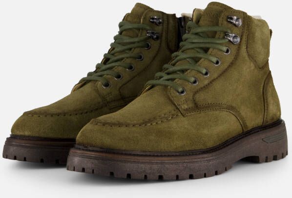 Cycleur de Luxe S2 Veterschoenen groen Suede