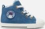 Develab 45005 623 Blue Suede Sneakers hoge sneakers - Thumbnail 2