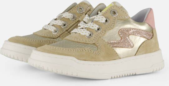 Develab 42890 Lage sneakers Leren Sneaker Meisjes Goud