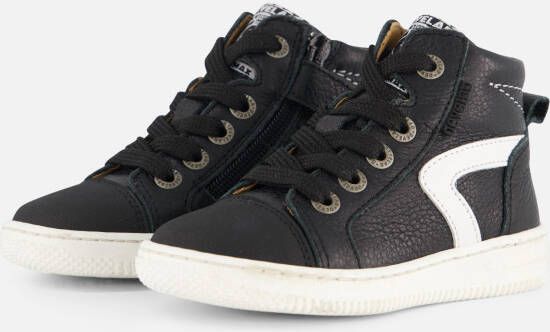 Develab Mid Cut Sneakers zwart Leer