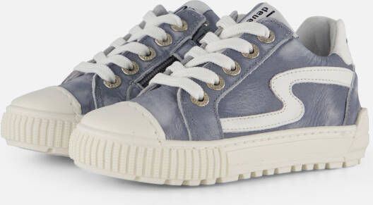 Develab Sneakers blauw Leer Heren