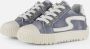 Develab Sneakers blauw Leer Heren - Thumbnail 1