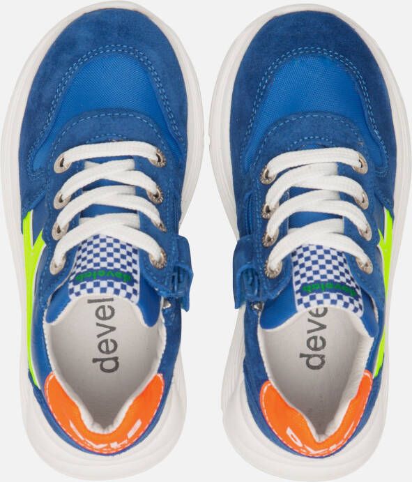 Develab Sneakers blauw Suede
