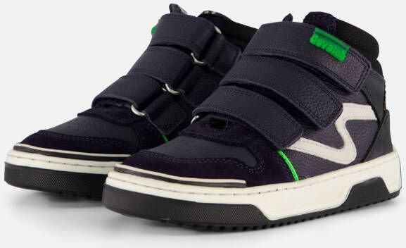 Develab sneakers met klittenband blauw