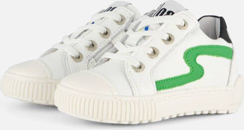 Develab 45957 122 White Leather Lage sneakers