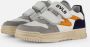 Develab leren sneakers wit oranje blauw Leer Meerkleurig 26 - Thumbnail 2