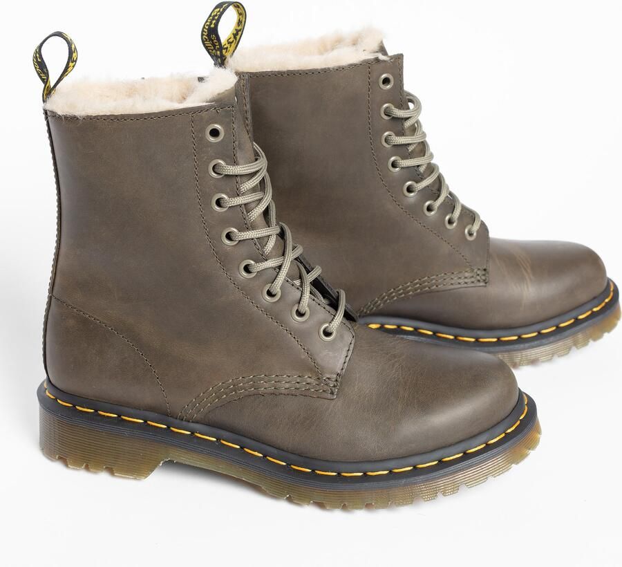 Dr. Martens 1460 Serena Veterboots groen Leer - Foto 4