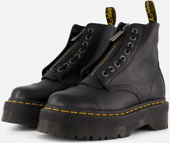 Dr Martens Dr. Martens SINCLAIR BLACK MILLED NAPPA Volwassenen VeterlaarzenHalf hoge schoenen Kleur Zwart - Foto 9