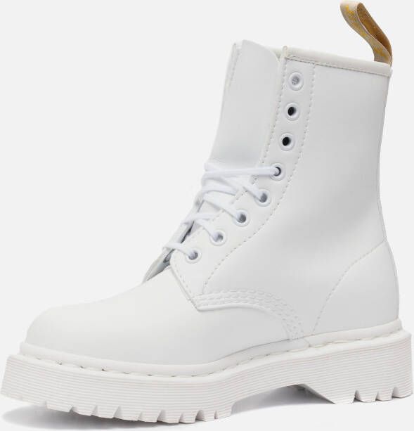 Dr. Martens Dr Martens Vegan 1460 Bex Mono Veterboots Laarzen Met Veters Dames Wit